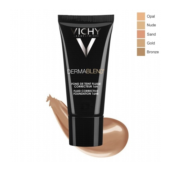 Vichy Dermablend Fondotinta Fluido N. 45 Gold 30 Ml