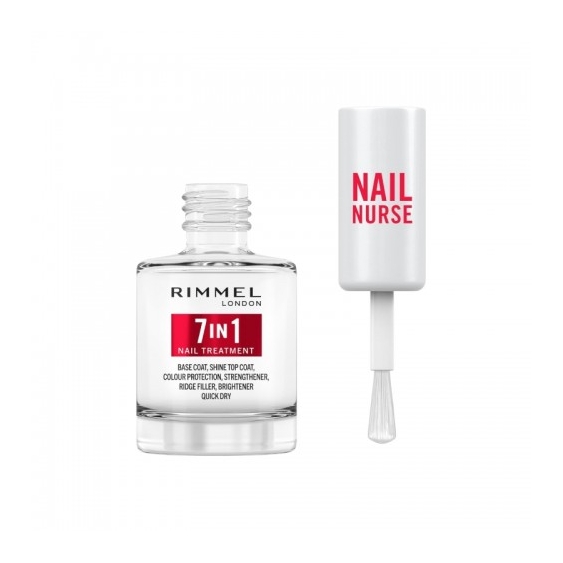 Rimmel Nail Nurse 7 In 1 Nail Treatment Base E Top Coat 7 In 1