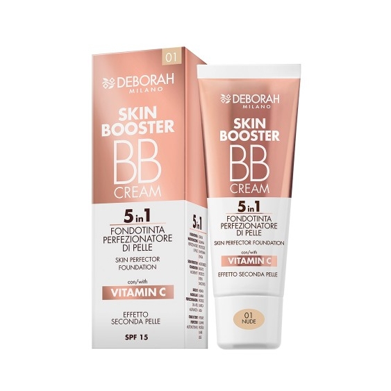 Deborah Skin Booster Bb Cream Fondotinta Perfezionatore Di Pelle N.01 Nude