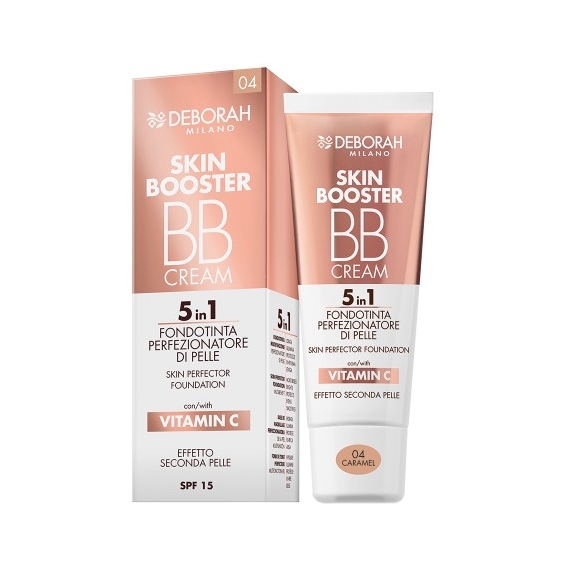 Deborah Skin Booster Bb Cream Fondotinta Perfezionatore Di Pelle N.04 Caramel