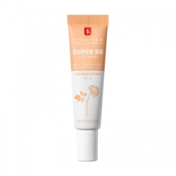Erborian Super Bb Con Ginseng Crema Viso Coreana Anti-Imperfezioni Dore 15 Ml