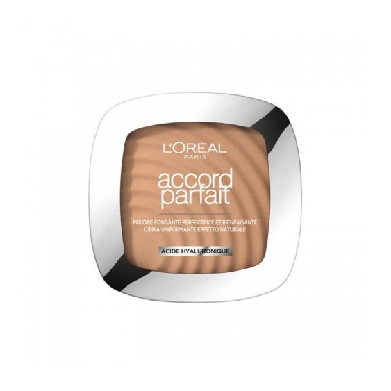L'Oreal Paris Accord Parfait Cipria Uniformante Effetto Naturale N.7D7W Cannelle