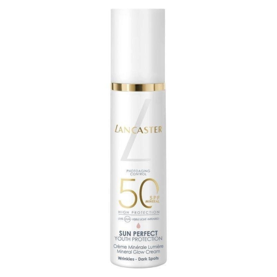 Lancaster Sun Perfect Youth Protection Mineral Glow Cream SPF50 Crema Solare Viso Anti-Age 50 ml