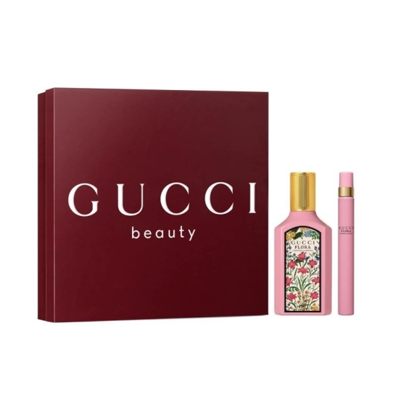 Gucci Flora Georgeous Gardenia Eau De Parfum 50 ml + Travel Spray 10 ml Cofanetto