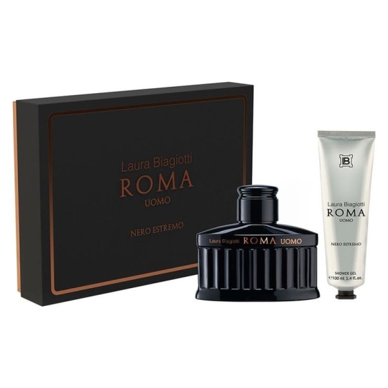 Laura Biagiotti Roma Uomo Nero Estremo Eau De Parfum Intense 125 ml + Shower Gel Cofanetto
