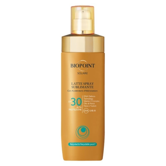 Biopoint Solaire Latte Spray Abbronzante SPF30 250ML