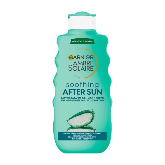 Garnier Ambre Solaire Soothing Aftersun Latte Doposole Idratante Viso e Corpo 175 ml