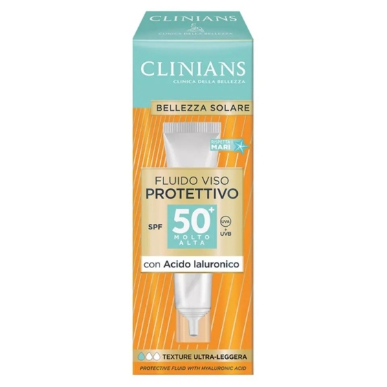 Clinians Fluido Viso Protettivo Ultra-leggero SPF50+ 40 ml