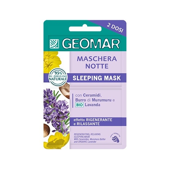 Geomar Maschera Viso Notte Rigenerante e Rilassante 15 ml