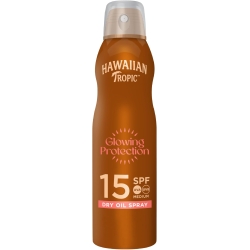 Hawaiian Tropic Glowing Protection Dry Oil Spray Olio Secco SPF15 177 ml