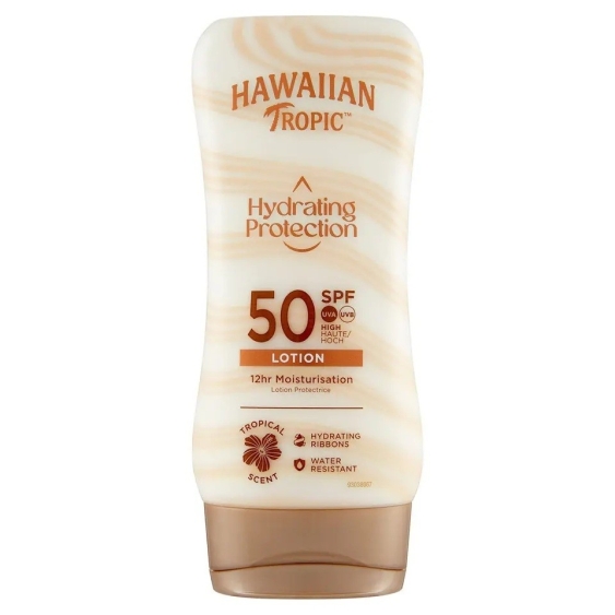 Hawaiian Tropic Hydrating Protection SPF50 Lozione Solare 180 ml