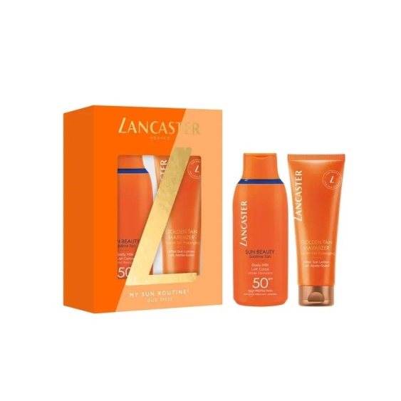 Lancaster Sun Beauty Body Milk SPF50 + Golden Tan Maximizer After Sun Lotion Cofanetto