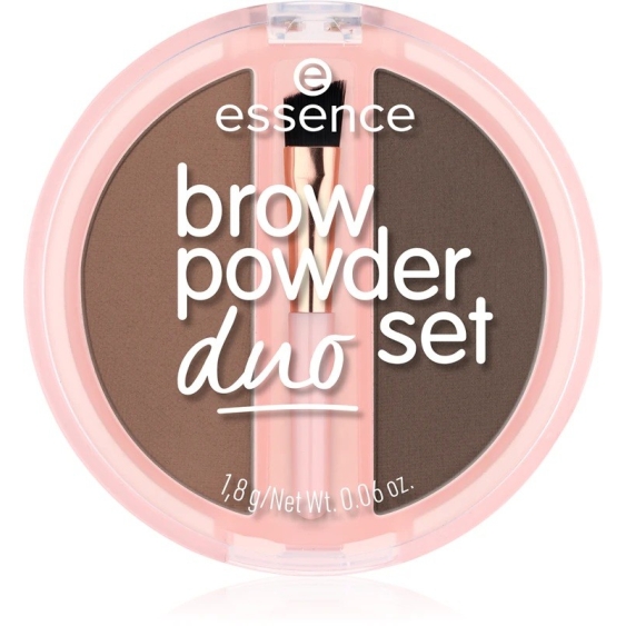 Essence Brow Powder Duo Set Per Sopracciglia - 02 Medium