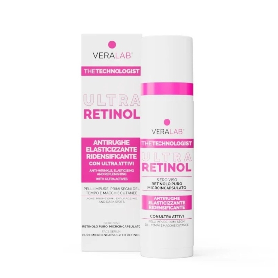 Veralab Ultra Retinol Siero Viso Antirughe Elasticizzante 30 ml