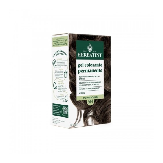 Herbatint Gel Colorante Permanente Per Capelli N.5N Castano Chiaro 170 Ml