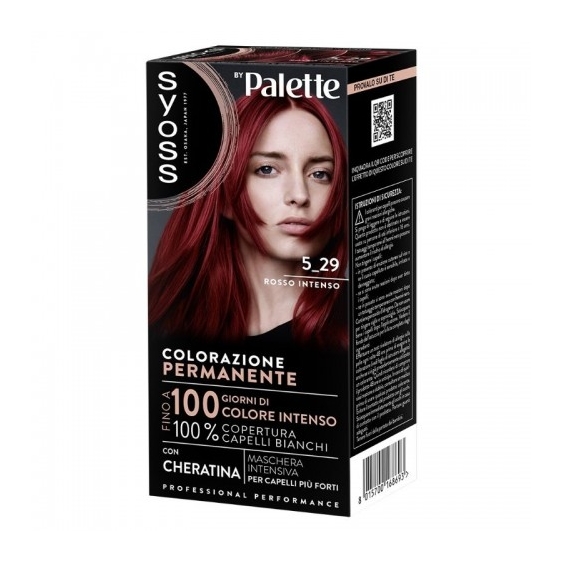 Palette Syoss Colorazione Permanente 5-29 Rosso Intenso