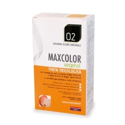 Vital Factors Max Color Vegetal Tinta Per Capelli Tricologica 02 Castano Scuro Naturale 140 Ml