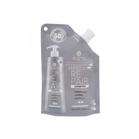 Alama Repair Shampoo Ristrutturare Per Capelli Danneggiati Ecoricarica 100 Ml