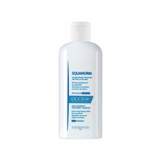 Ducray Squanorm Shampoo Anti Forfora Per Capelli Grassi 200 Ml