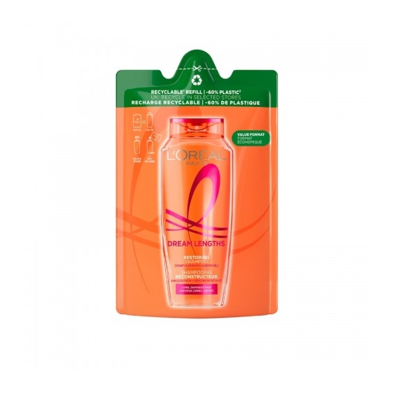 L'Oreal Paris Dream Long Shampoo Ricostruttore Eco Ricarica 250 Ml