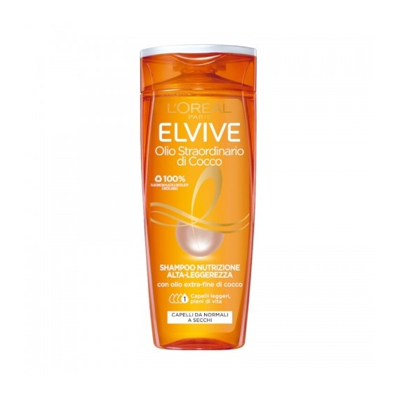 L'Oreal Paris Olio Straordinario Di Cocco Shampoo Per Capelli Fini E Secchi 400 Ml