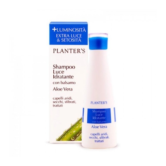 Planter S Shampoo Luce  Idratante All' Aloe Vera Per Capelli Secchi E Sfibrati 200ml