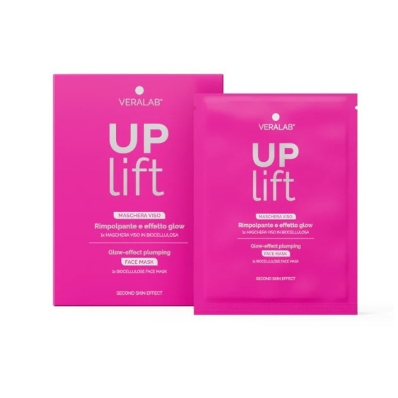 Veralab UPlift Maschera Viso In Tessuto Rimpolpante Effetto Glow