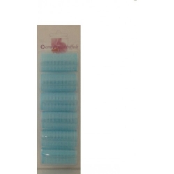 Biffoli 6 Bigodini Per Capelli Adesivi In Velcro Da 28mm