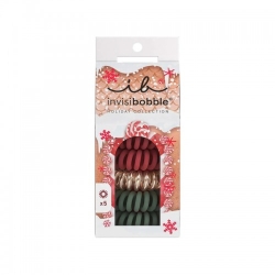 Invisibobble Holidays Snow Place Like Home Set Con 5 Elastici A Spirale Per Capelli