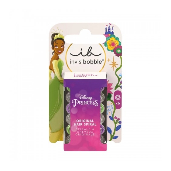 Invisibobble Kids Original Disney Princess Tiana 6 Elastici A Spirale Per Capelli