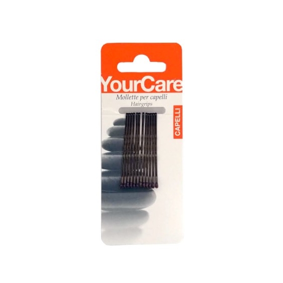 Your Care Mollette Per Capelli Castani 12 Mollette