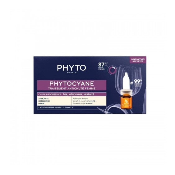 Phyto Phytocyane Trattamento Anticaduta Donna 12 Fiale Da 5 Ml