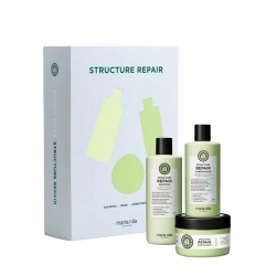 Maria Nila Cofanetto Structure Repair Shampoo 350 Ml + Balsamo 300 Ml + Maschera 250 Ml