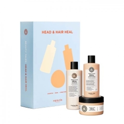 Maria Nila Cofanetto Head & Hair Heal Shampoo 350 Ml + Balsamo 300 Ml + Maschera 250 Ml