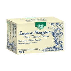 Esi Sapone Di Marsiglia Tea Tree E Timo Detergente Solido Naturale 200 G