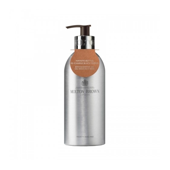Molton Brown Re-Charge Black Pepper Infinite Bottle Gel Doccia 400 Ml