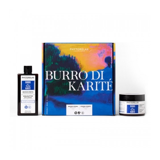 Phytorelax Cofanetto Burro Di Karitè Bagno Crema 250 Ml + Crema Ricca Corpo 250 Ml