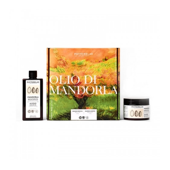 Phytorelax Cofanetto Olio Di Mandorla Bagno Doccia 250 Ml + Burro Corpo 250 Ml