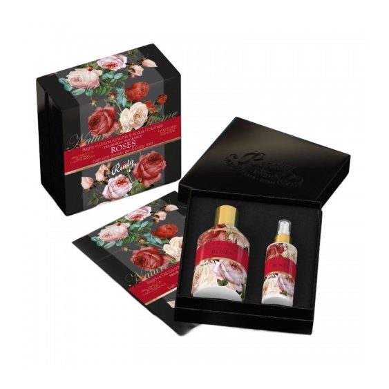 Rudy Nature & Arome Roses Bagno & Docciaschiuma 250 Ml + Acqua Profumata 100 Ml