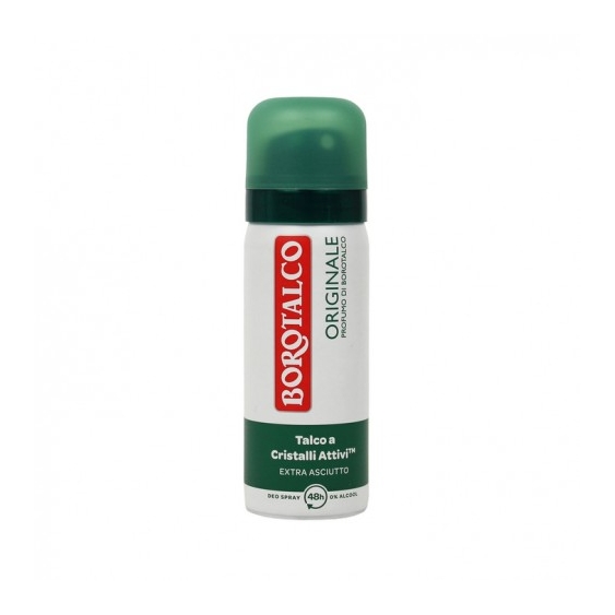Borotalco Originale Profumo Di Borotalco Deodorante Talco A Cristalli Attivi Extra Asciutto 50 Ml Spray