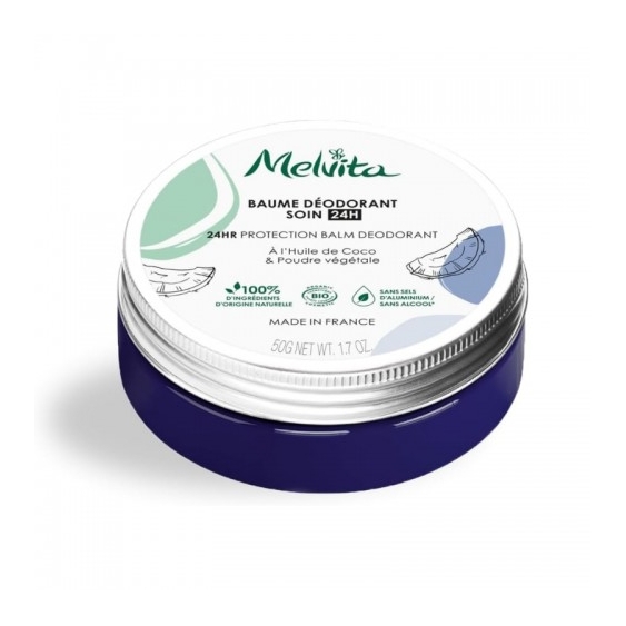 Melvita Baume Déodorant Soin 24H Balsamo Deodorante 50 G