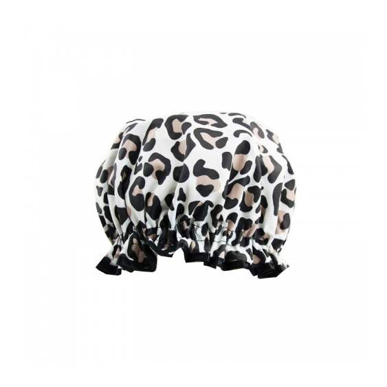 The Vintage Cosmetic Company Cuffia Per Doccia Leopard