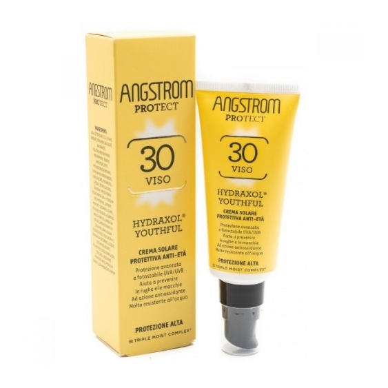 Angstrom Hydraxol Youthful Crema Solare Viso Antietà SPF30