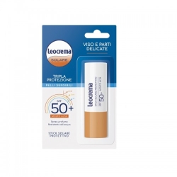 Leocrema Tripla Protezione Stick Solare SPF50+ Viso E Corpo 12 Ml