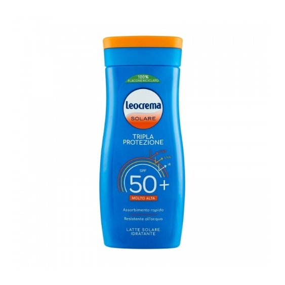 Leocrema Tripla Protezione SPF50+ Latte Solare Idratante 200 Ml