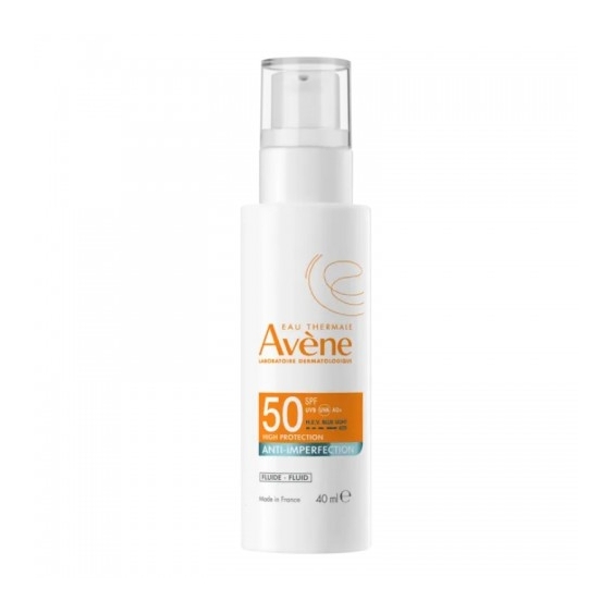 Avene Fluido Anti-Imperfezioni SPF50 Protezione Solare Viso 40 Ml