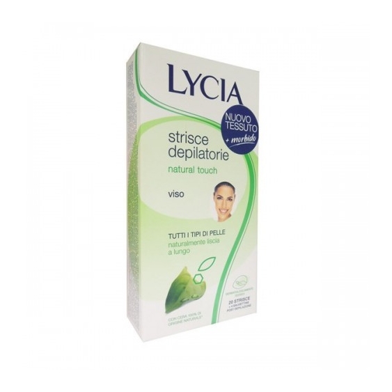 Lycia Natural Touch 20 Strisce Depilatorie Viso
