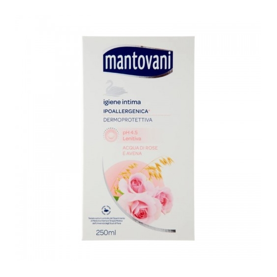 Mantovani Lenitiva Ph 4.5 Acqua Di Rose E Avena Detergente Intimo 250 Ml