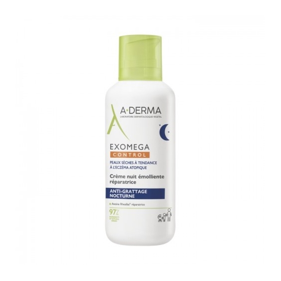 Aderma Exomega Control Crema Notte Emolliente Ristrutturante 400 Ml