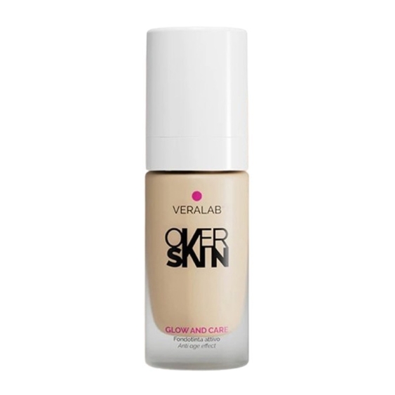 Veralab Overskin Glow And Care Fondotinta Attivo - 02 Shell